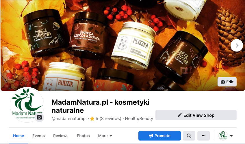 Kampanie FB - madamnatura.pl